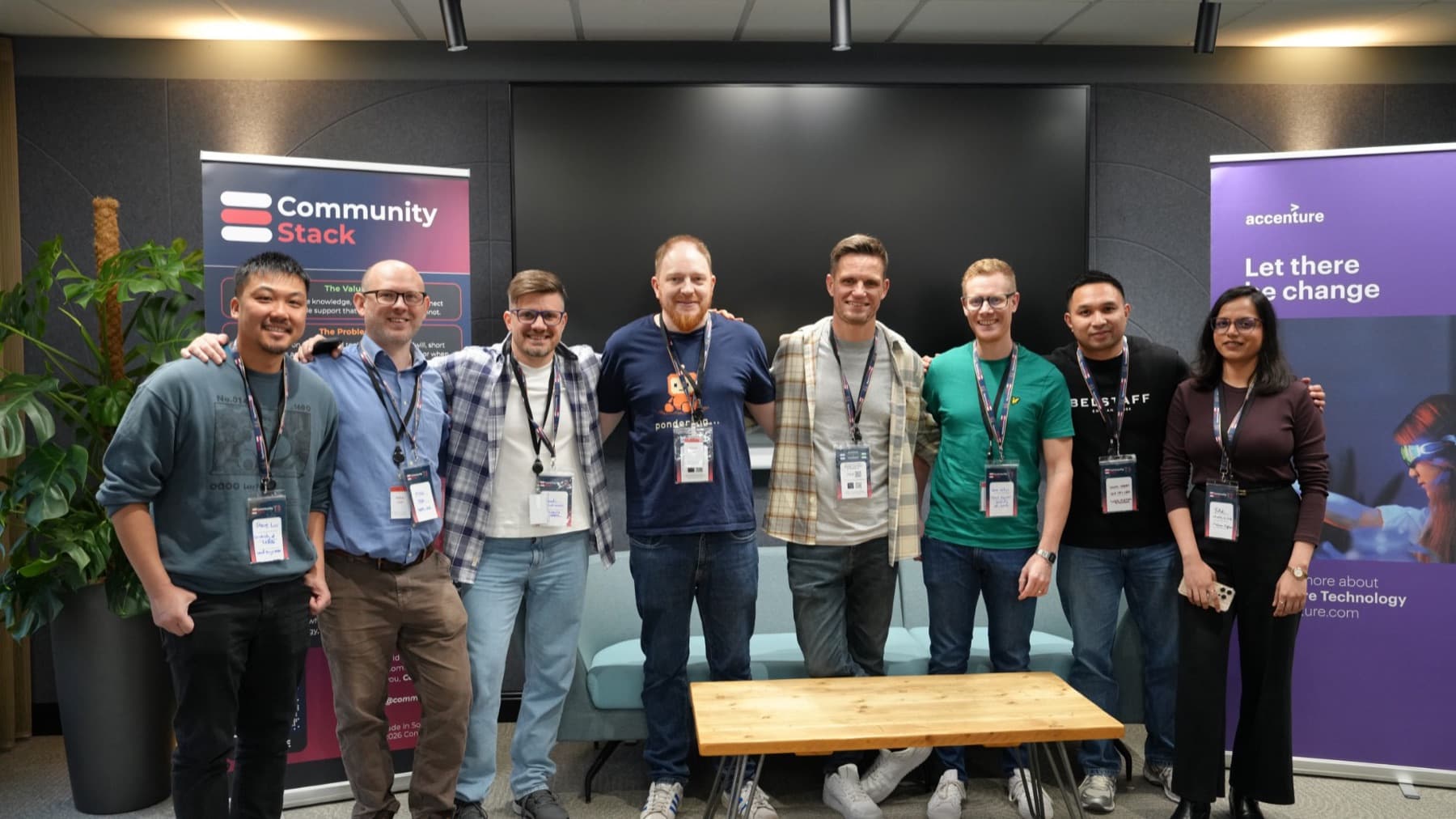 Speakers and attendees together at the summit